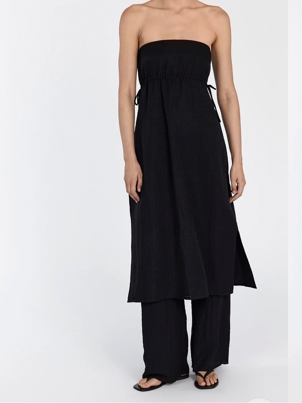 NWT • DISSH Mei linen blend tunic top